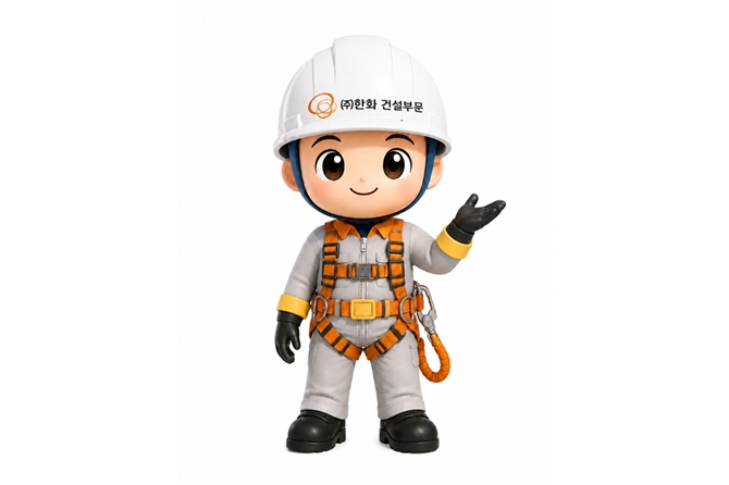 ㈜한화 건설부문, 현장 안전캐릭터 ‘한수호’ 공개